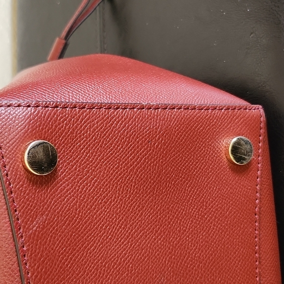 MICHAEK KORS BURGANDY TOTE BAG - Picture 9 of 14